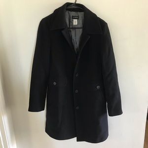 J Crew Black Coat